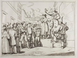 Die Aufführung der Tanzkompanie von Achille Pinelli