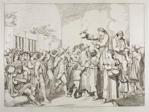 Die Wohltätigkeit der Mönche von Achille Pinelli