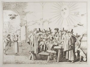 Das Pasatella-Spiel von Achille Pinelli