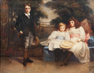 Die drei Kinder des 4. Marquis von Cholmondeley von Ada Holland