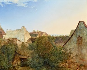 Blick über Wiener Vorstadthäuser (Beatrixgasse)