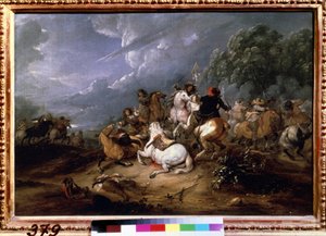 Das Gefecht von Adam Frans van der Meulen