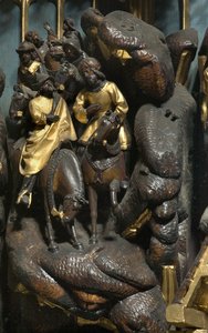 Anbetung der Könige (Detail) von Adam Kraft