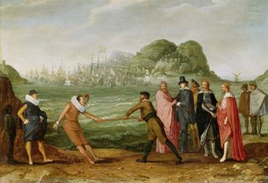 Allegorie des Sieges der Niederländer über die spanische Flotte bei Gibraltar am 25. April 1607, ca. 1615-30