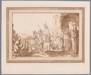 Salomo reitet auf Davids Esel von Adam von Bartsch