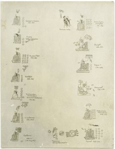 Eine Liste von Goldschmuck als Tribut von Adela Breton