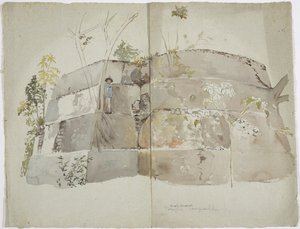 Ein Tempel in Cempoalla von Adela Breton