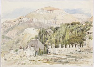 Kirchenumfriedung, Metztitlán, Hidalgo, Mexiko