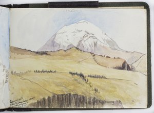 Skizzenbuch mit Aquarellen, Zeichnungen und Notizen, Mexiko, 1896-1898