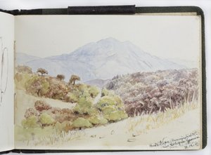 Skizzenbuch mit Aquarellen, Zeichnungen und Notizen, Mexiko, 1896-1898