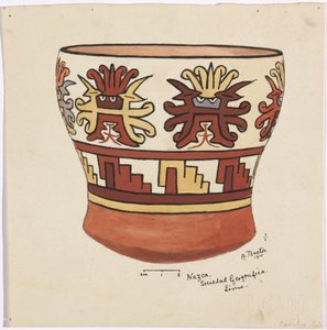 Vase aus Nazca, Peru