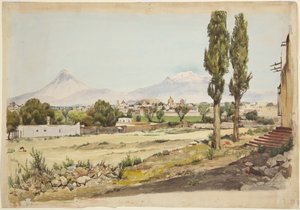 Vulkane Popocatépetl und Iztaccíhuatl, Puebla, Mexiko