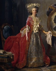 Porträt von Maria Adelaide von Frankreich (1732-1800), bekannt als Madame Adelaide von Adelaide Labille Guiard