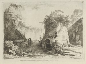 Vue du Tombeau de Virgile aus Differentes vues dessinées d