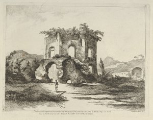 Ansicht eines Tempels... gewidmet Diana aus Differentes vues dessinées d