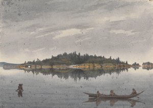 Deer Island, Beaver Harbour, Vancouver Island, 15. Juli 1851 [Kanada] von Admiral Sir Edward Gennys Fanshawe