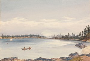 Victoria-Siedlung, Vancouver Island, 13. August 1851 von Admiral Sir Edward Gennys Fanshawe