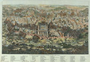 Eine Gesamtansicht von Jerusalem von Adolf Eltzner