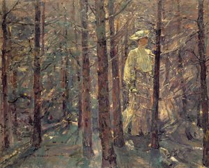 Frau im Wald, 1906