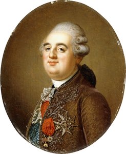 Porträt von König Ludwig XVI. von Frankreich, Brustbild, 1787 von Adolf Ulrich Wertmuller
