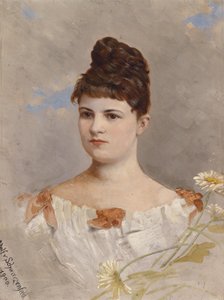 Bildnis Ottilie Schneitt von Schwarzenfeld von Adolf d. Ä. Schreitter von Schwarzenfeld