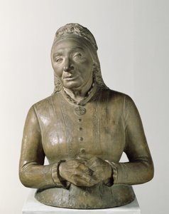Porträt von Marie Fielder (1819-1901), 1882 von Adolf von Hildebrand