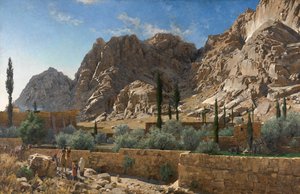 Das Katharinenkloster auf dem Berg Sinai
