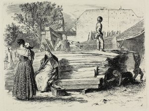 Platte vier, aus Radierversuche von Adolph Menzel