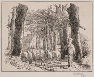 Der Hirtenjunge von Johan Adolph Kittendorff