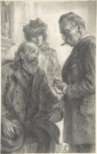 Arzt und Patient von Adolph Menzel