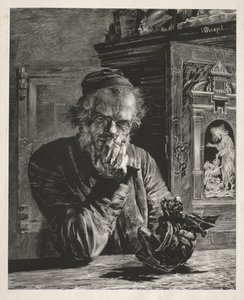 Der Antiquar - Selbstporträt