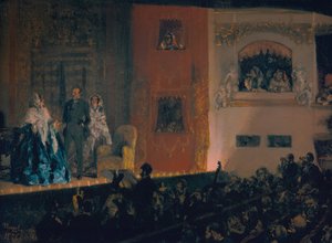 Théâtre du Gymnase in Paris, 1856