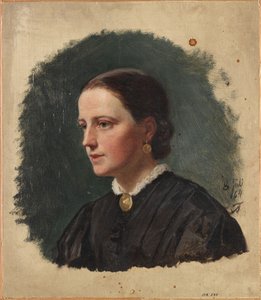 Porträt von Frau Duus von Adolph Tidemand