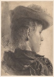 Büste einer Frau, von hinten gesehen, 1893