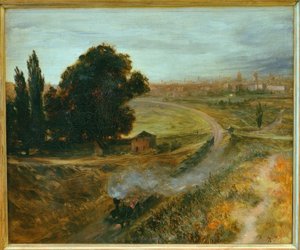 Die Berlin-Potsdamer Bahn von Adolph Menzel