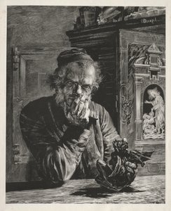 Der Antiquar - Selbstporträt