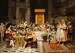 Taufe des Conde von Adolphe Alexandre Lesrel
