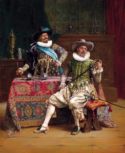 Die Rüstungsmacher des Königs von Adolphe Alexandre Lesrel