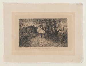 An der Schlucht von Loup (in der Nähe von Lyon)