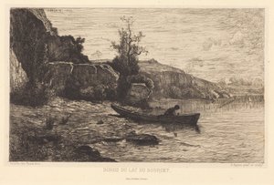 Am Ufer des Lac du Bourget von Adolphe Appian