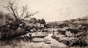 Quelle des Albarine-Flusses von Adolphe Appian