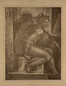 Rom - Vatikanpalast, Sixtinische Kapelle, Michelangelo von Adolphe Braun