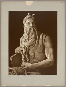 Rom: Detail von Michelangelos Moses von Adolphe Braun