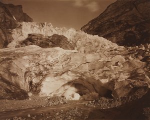 Schweiz. Grindelwald, Oberer Gletscher, Quelle der Lütschine, 1875-1877