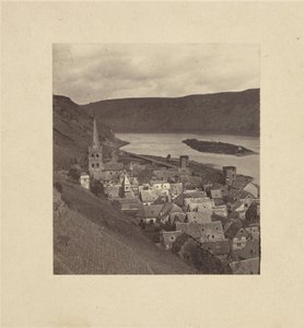 Blick auf den Rhein von Adolphe Braun