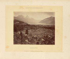 Gotthardbahn: Lowerzerthal von Adolphe Braun and Cie