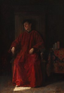 Richter in roter Robe, ca. 1890 von Adolphe Charles Edouard Steinheil