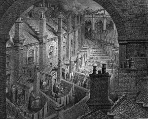 Über London mit der Eisenbahn, 1872