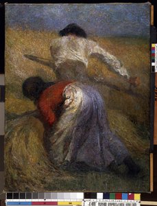 Die Ernte von Adolphe Joseph Thomas Monticelli