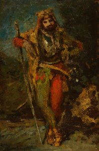 Mephisto aus der Oper Faust von Adolphe Joseph Thomas Monticelli